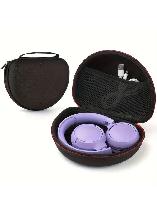 Black EVA Hard Carrying Case for Sony JBL T450BT T460BT T510 T520BT T560 Wireless Headphones - Image 1